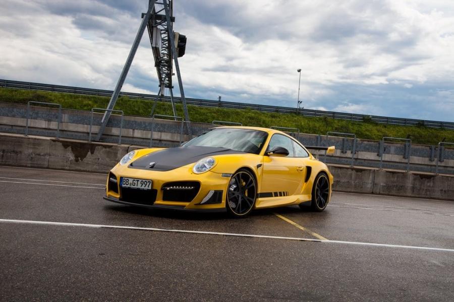 Porsche 911 Turbo GT Street R in Yellow by TechArt '2016